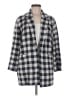 J.Crew Checkered-gingham Gray Coat Size M - photo 1