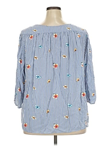 St. John's Bay 3/4 Sleeve Blouse (view 2)