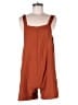 Unbranded 100% Polyester Solid Orange Romper Size L - photo 1