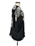 Rose + Olive 100% Polyester Black 3/4 Sleeve Blouse Size M - photo 4