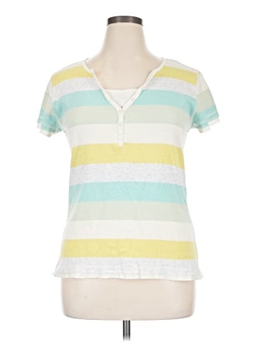 Natural Reflections Short Sleeve Henley (view 1)
