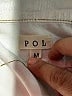 Pol 100% Cotton Print Ivory Jacket Size M - photo 6
