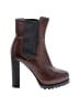 Brunello Cucinelli 100% Leather Brown Ankle Boots Size EU 36 1/2 - photo 1