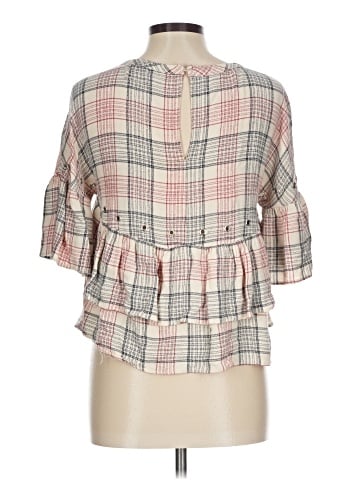 Zara Basic 3/4 Sleeve Blouse (view 2)