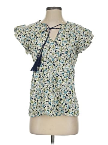 Solitaire Short Sleeve Blouse (view 1)