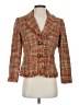 Draper's & Damon's 100% Polyester Tweed Brown Blazer Size 6 Petite - photo 1