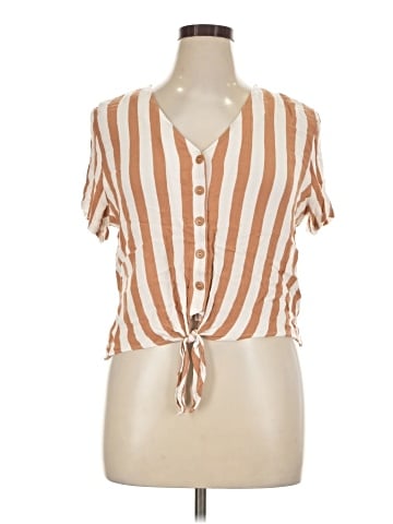 Market and Spruce Short Sleeve Blouse (view 1)