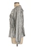 Belldini Silver Long Sleeve Blouse Size L - photo 5