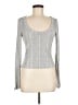 Missguided Metallic Silver Pullover Sweater Size M - photo 1