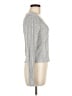 Missguided Metallic Silver Pullover Sweater Size M - photo 4