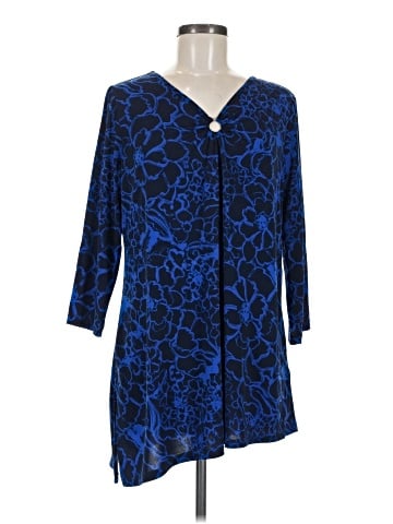 Susan Graver 3/4 Sleeve Blouse (view 1)