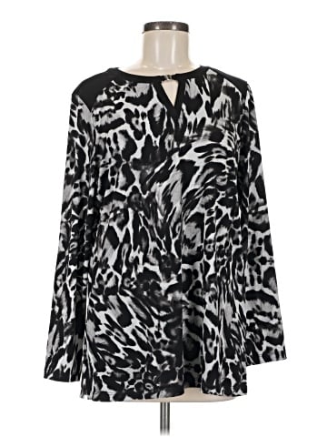 Susan Graver Long Sleeve Blouse (view 1)