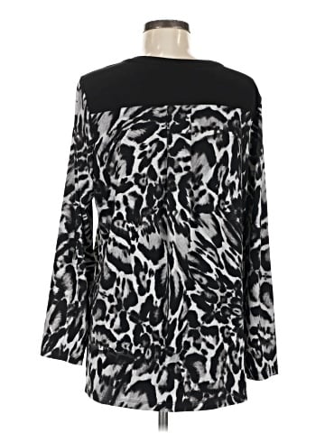 Susan Graver Long Sleeve Blouse (view 2)