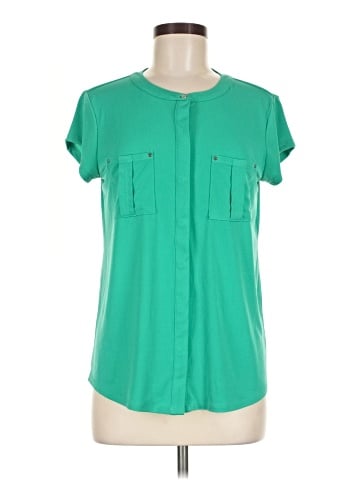 Dana Buchman Short Sleeve Blouse (view 1)