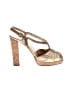 Prada Metallic Gold Cork Sandals Size EU 38 - photo 1