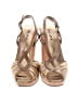 Prada Metallic Gold Cork Sandals Size EU 38 - photo 2