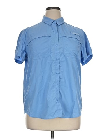 Eddie Bauer Short Sleeve Button-Down Shirt (view 1)