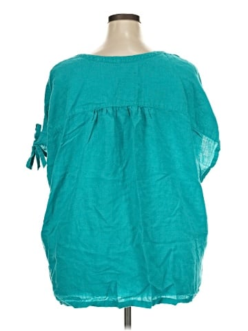 Lands' End Short Sleeve Blouse (view 2)