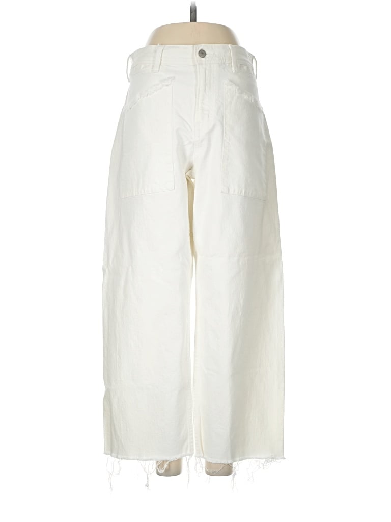 Pre-owned Superdry Jeans In Ivory