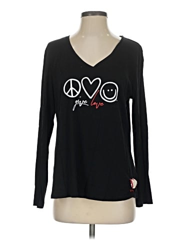Peace Love World Long Sleeve T-Shirt (view 1)