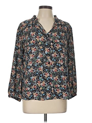 Ann Taylor LOFT Outlet 3/4 Sleeve T-Shirt (view 1)