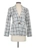 Ann Taylor Plaid Ivory Blazer Size 4 Petite - photo 1