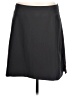 lucy Solid Black Casual Skirt Size L - photo 1