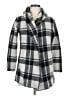Field Flower 100% Wool Plaid Gray Wool Coat Size M - photo 1