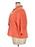 Notations 100% Silk Orange 3/4 Sleeve Silk Top Size 3X - photo 5