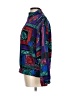Erin London 100% Polyester Print Blue Windbreaker Size L - photo 5
