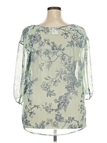 Lauren Conrad 3/4 Sleeve Blouse (view 2)