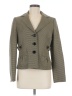 Le Suit 100% Polyester Chevron-herringbone Gray Blazer Size 8 - photo 1