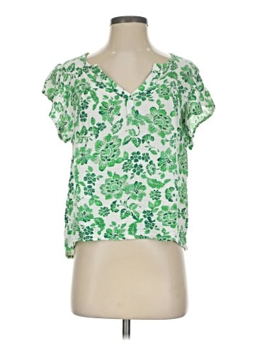 Red Haute Short Sleeve Blouse (view 1)