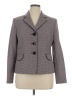 Kasper 100% Polyester Houndstooth Gray Blazer Size 14 - photo 1