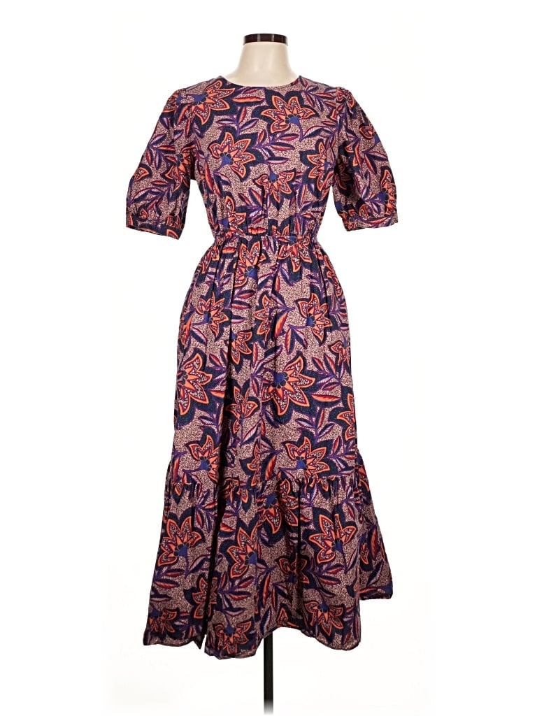 Pre-owned Evereve Casual Dress In Purple