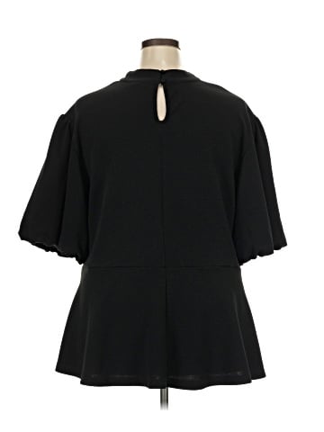 Ashley Stewart Short Sleeve Blouse (view 2)