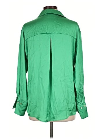 Zara 3/4 Sleeve Button-Down Shirt (view 2)
