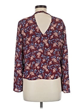 Madewell Bell-Sleeve Tie Top in Antique Flora (view 2)
