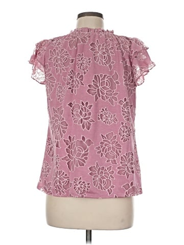 NY Collection Short Sleeve Blouse (view 2)