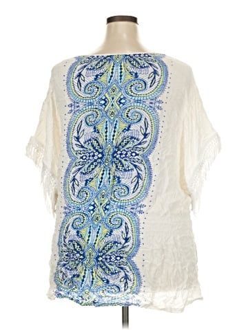Swim by Cacique Short Sleeve Blouse (view 2)