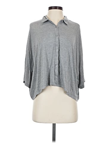 Lumiere 3/4 Sleeve Button-Down Shirt (view 1)