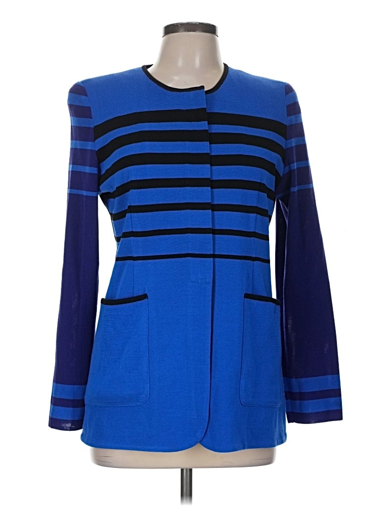 Pre-owned Misook Cardigan Sweater In Blue