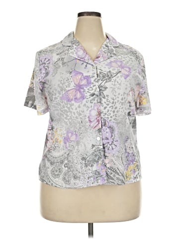 Alfred Dunner Short Sleeve Blouse (view 1)