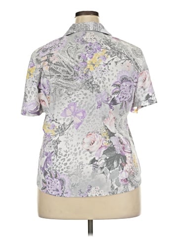 Alfred Dunner Short Sleeve Blouse (view 2)