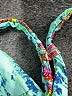 Unbranded Paisley Blue Swimsuit Top Size M (estimated) - photo 3