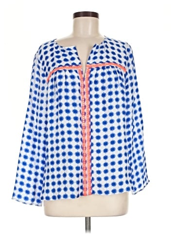 Vineyard Vines 3/4 Sleeve Silk Top (view 1)