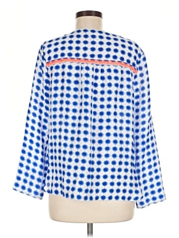 Vineyard Vines 3/4 Sleeve Silk Top (view 2)