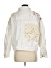 Pol 100% Cotton Print Ivory Jacket Size M - photo 2