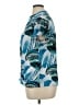 Cato Tropical Blue Short Sleeve Blouse Size XL - photo 5
