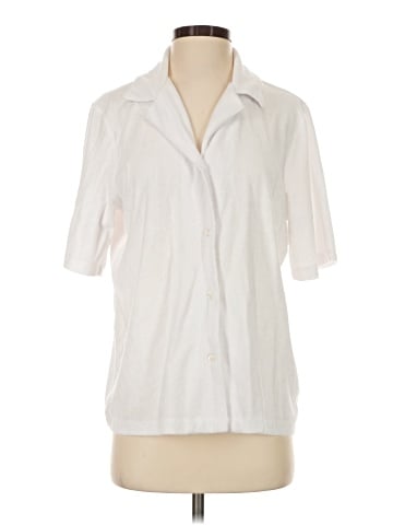 Lands' End 3/4 Sleeve Button-Down Shirt (view 1)